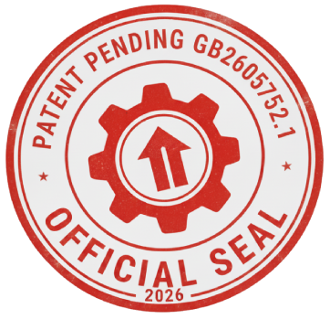 Patent Pending GB2605752.1 — Official Seal